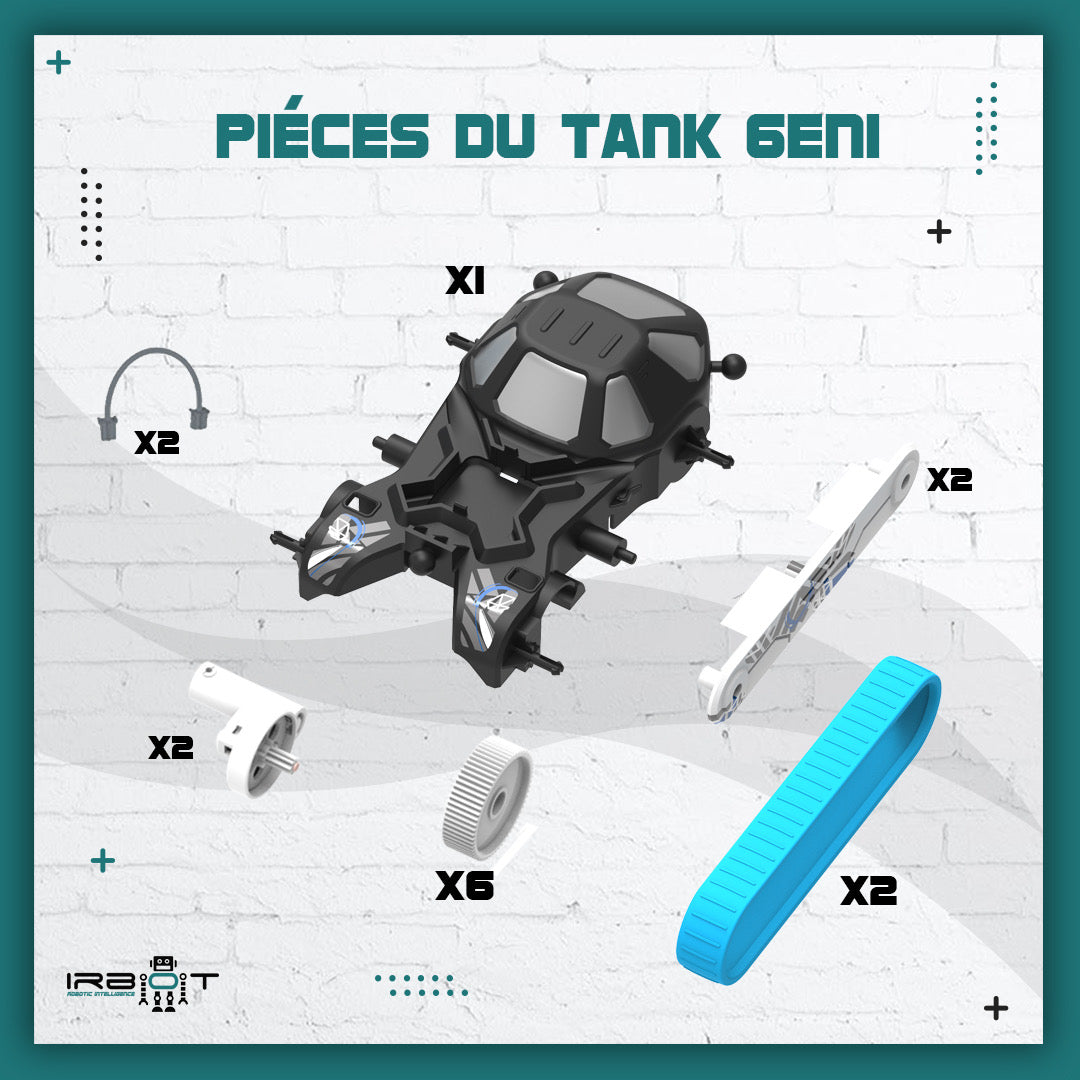 Pièces du TANK 6EN1 (sauf AI CORE)