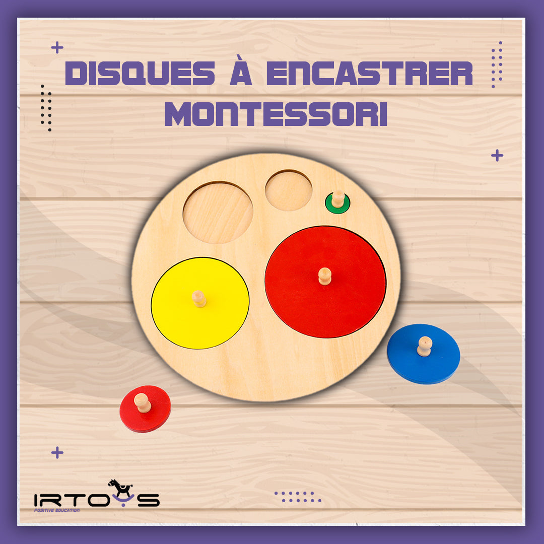 disque à encastrer montessori