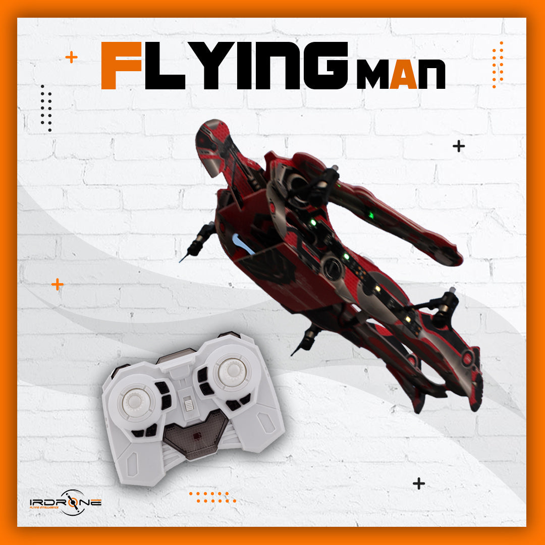 flying man irdrone