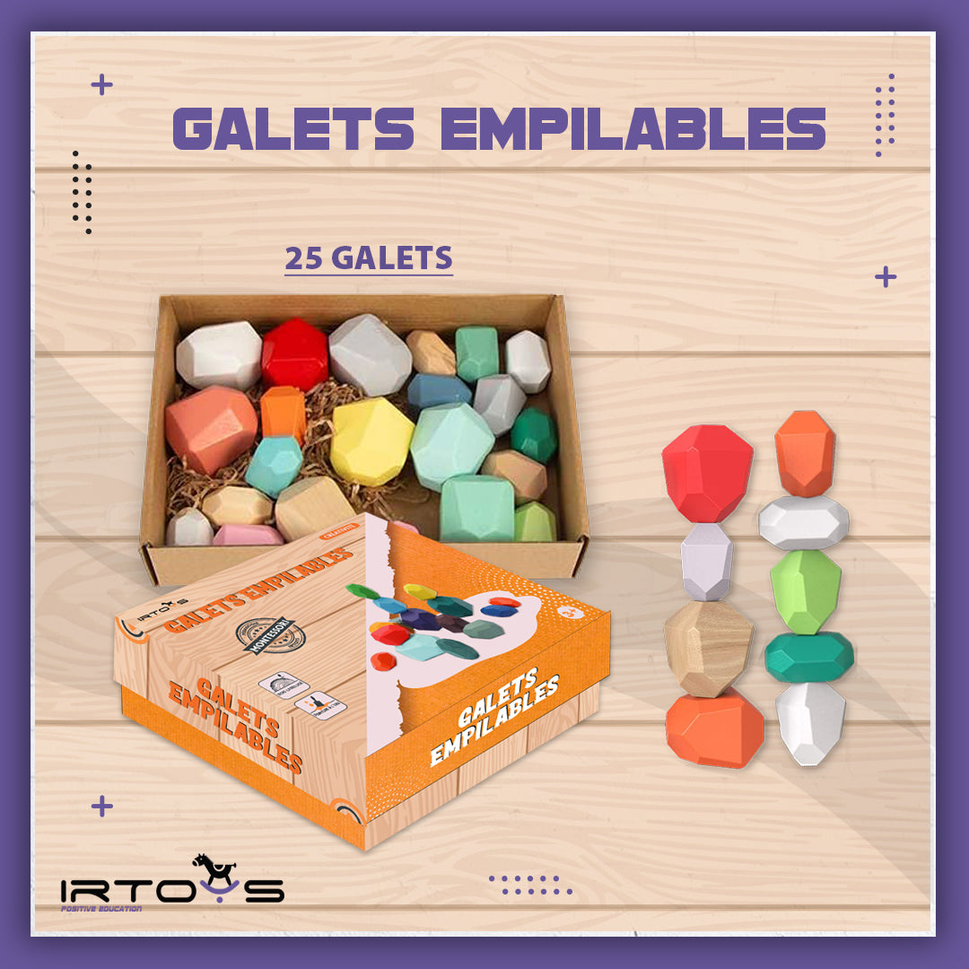 Galets empilables 25pièces