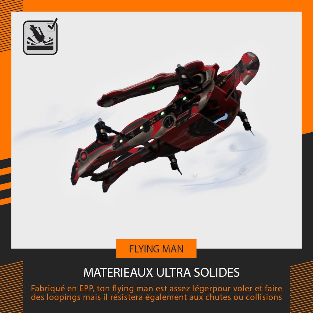 flying man irdrone