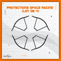 Protections SPACE RACING (lot de 4)